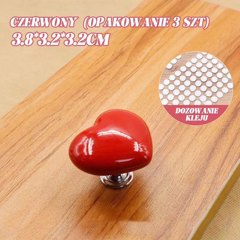 Colorful Heart-Shaped Loved Toilet Tank Press Helper.